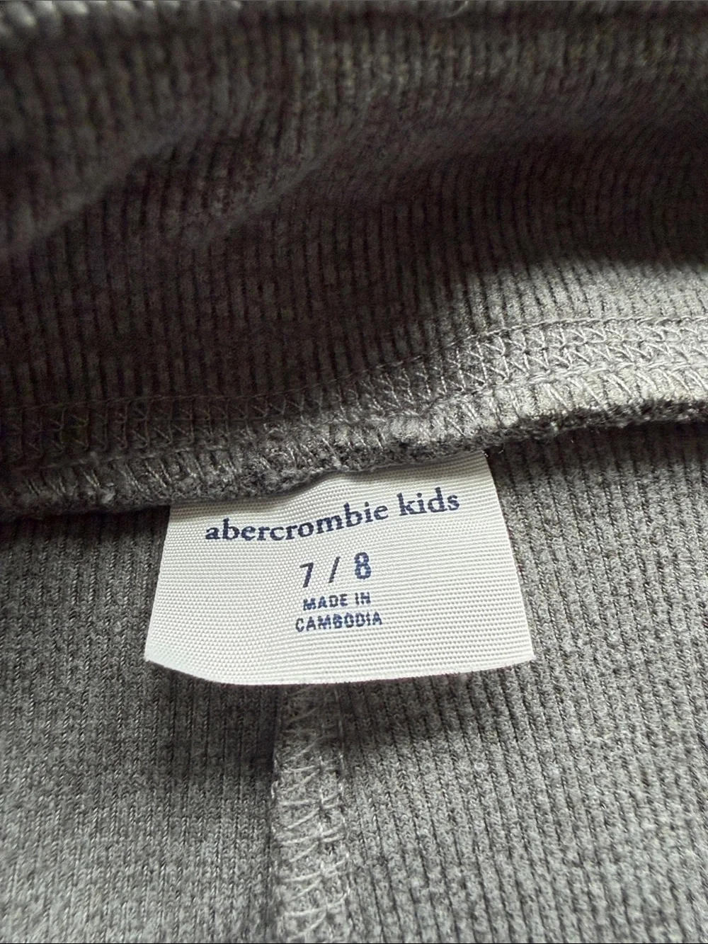Abercrombie Kids Gray Zip-Up Hoodie Jacket with Matching Pants